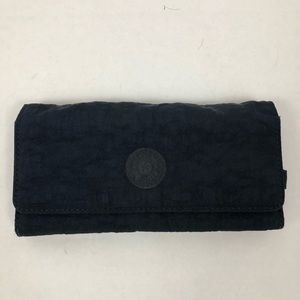 Kipling wallet black with teal
